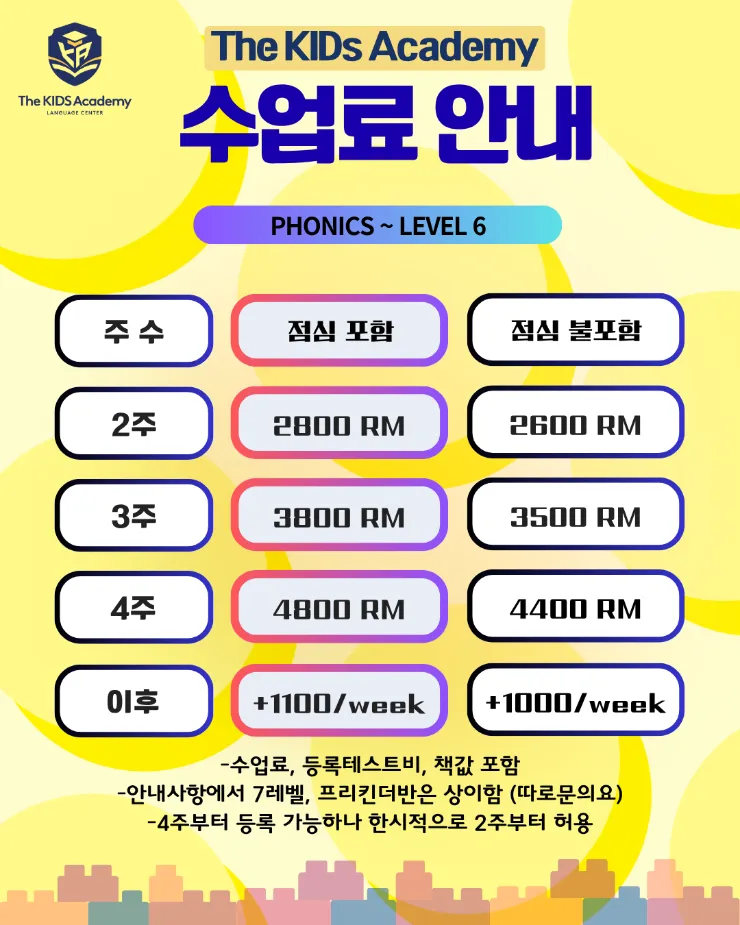 더키즈 아카데미 여름 조기예약 이후 수강료 이미지 1
