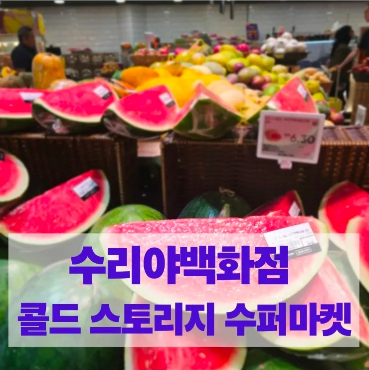 말레이시아 한달살기 쿠알라룸푸르 한달살기 klcc수리야백화점-지하 콜드스토리지 수퍼마켓 탐방(09.23) 이미지 1