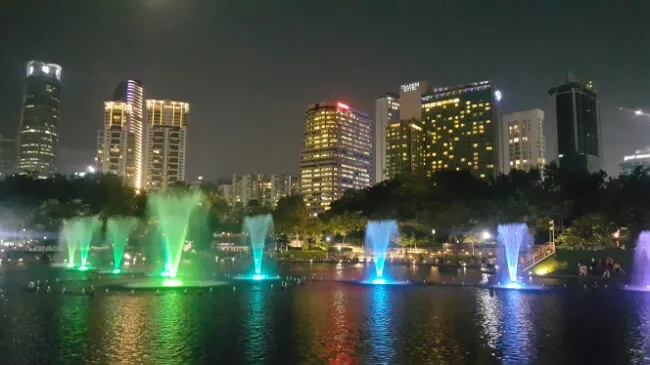 쿠알라룸푸르 klcc 수리아몰 분수쇼 이미지 1