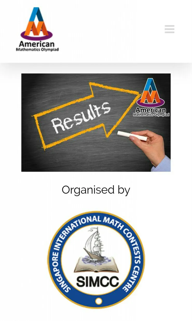 세이폴- American Mathematics Olympiad 결과 이미지 1