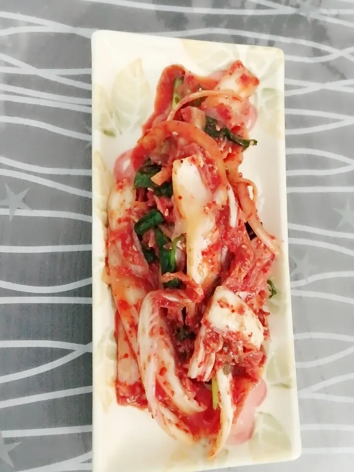 말레이시아음식-집밥편:배추겉절이와 칼제비 이미지 1