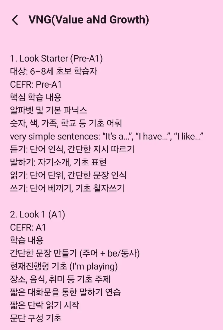 말레이시아 한달살기/VNG 아카데미 레벨 설명 이미지 2