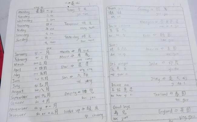 해피인말레이시아 아이영어캠프 중국어공부