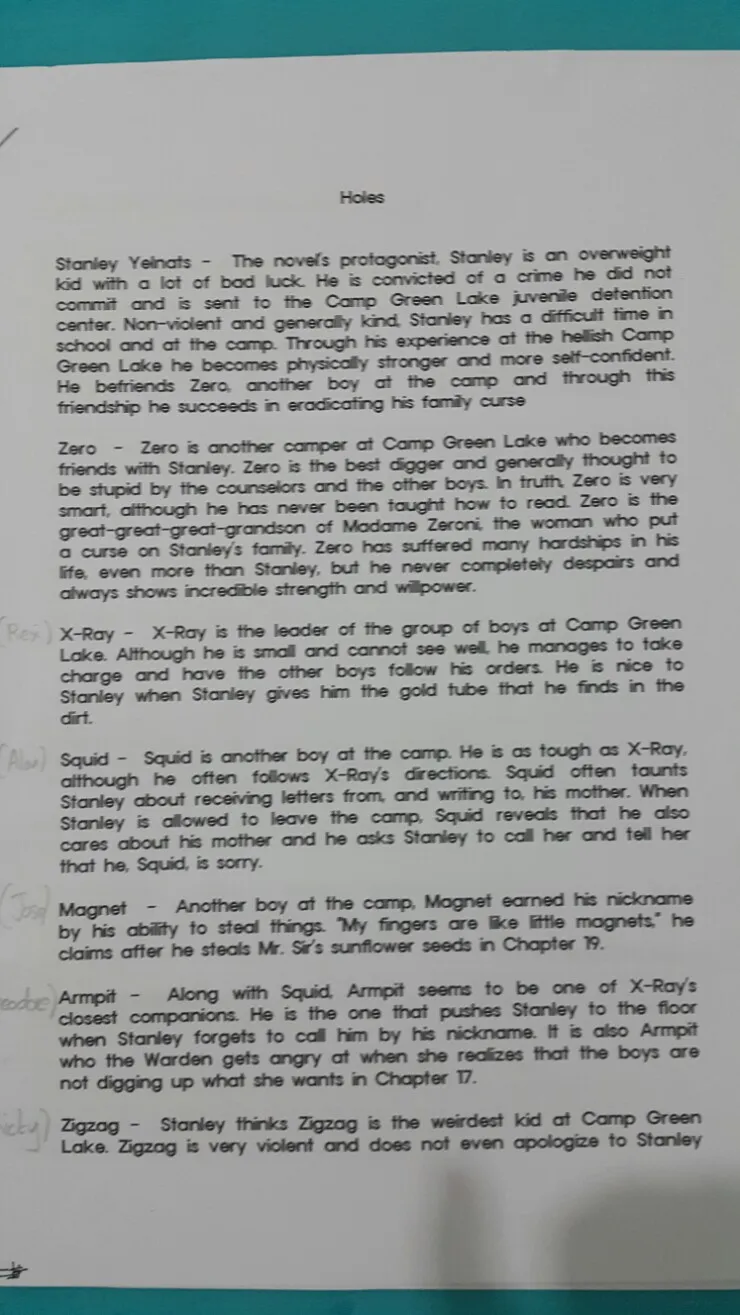 세이폴 year8 1term exam-문학 literature 이미지 3