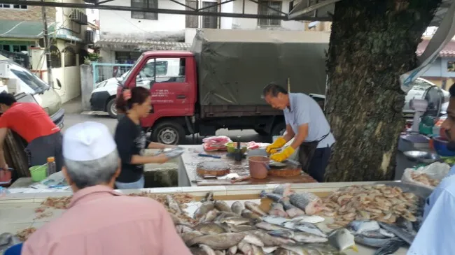 차이니즈 뉴이어 준비중인 말레이시아 쿠알라룸푸르 모닝마켓 풍경 이미지 3