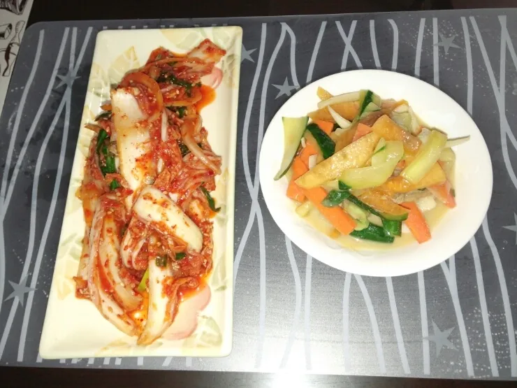 말레이시아음식-집밥편:배추겉절이와 칼제비 이미지 2