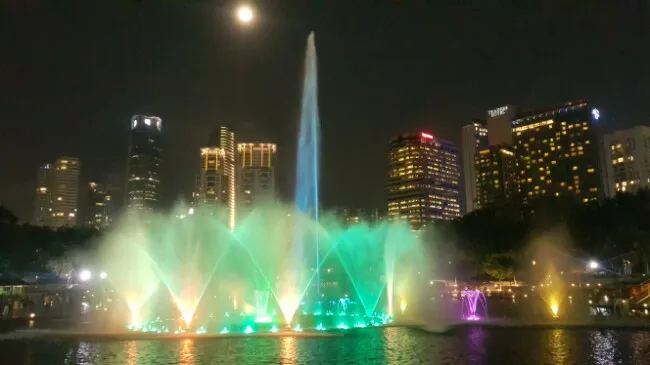 쿠알라룸푸르 klcc 수리아몰 분수쇼 이미지 4