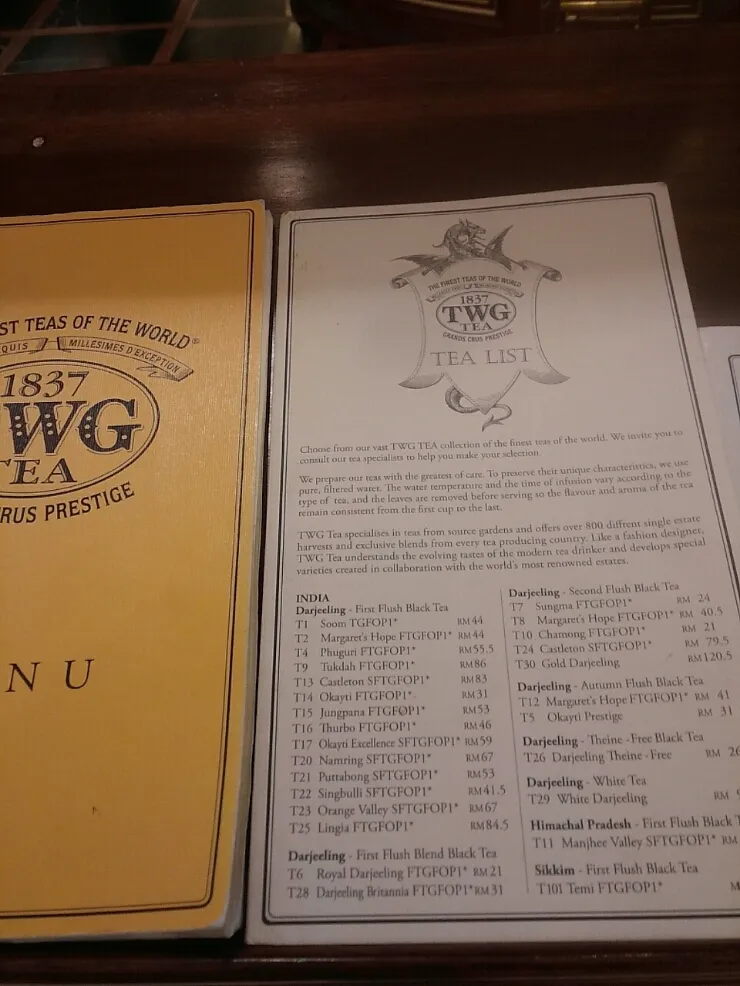 말레이시아맛집 -파빌리온 TWG 이미지 3