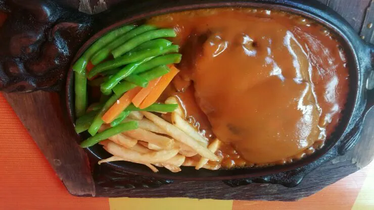 Sizzling Rib Eye Steak