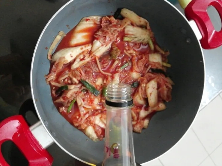 말레이시아음식-집밥편:고등어통조림김치찌개 이미지 4
