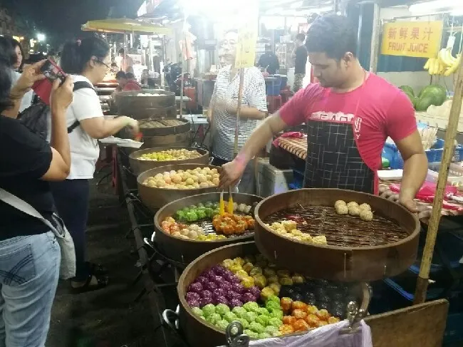 말레이시아 kl부킷빈땅 잘란알로 야시장거리 이미지 5