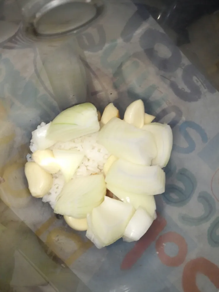 말레이시아음식-집밥편:누룽지닭백숙과 배추겉절이 이미지 5
