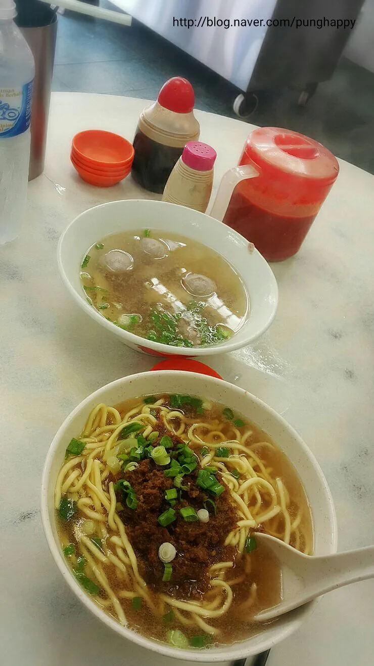말레이시아 음식-KL차이나타운 중국음식점 Beef noodles 이미지 6