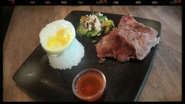 Pork chop rice 18링깃