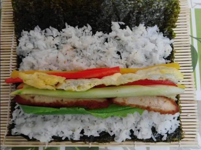 말레이시아음식-집밥편:김밥 만들기 이미지 7