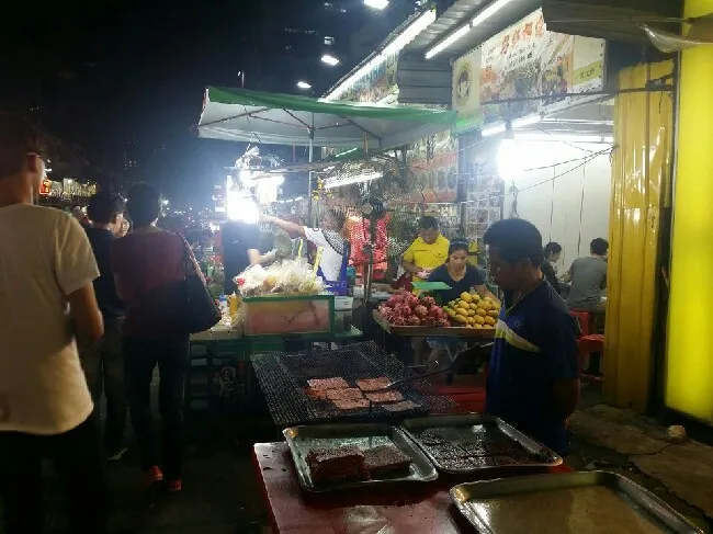 말레이시아 kl부킷빈땅 잘란알로 야시장거리 이미지 9