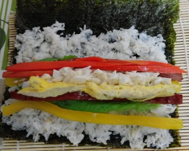 말레이시아음식-집밥편:김밥 만들기 이미지 8