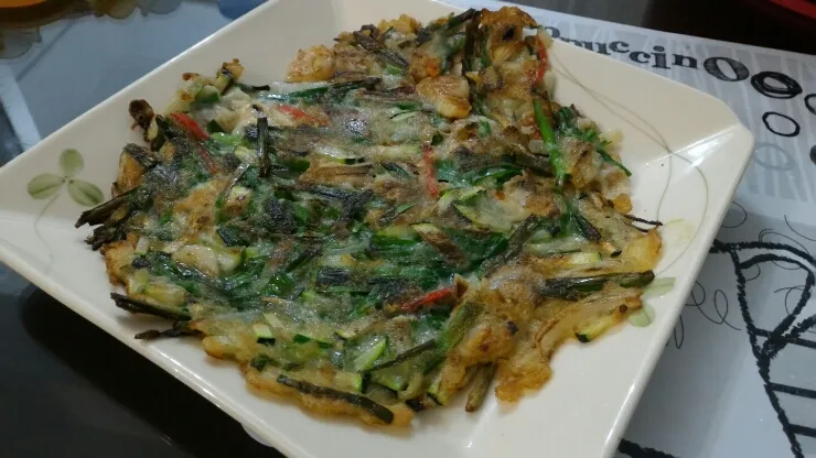 말레이시아음식-집밥편:해물부추호박전 이미지 9