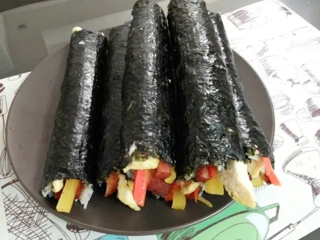 말레이시아음식-집밥편:김밥 만들기 이미지 9