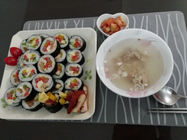 말레이시아음식-집밥편:김밥 만들기 이미지 11